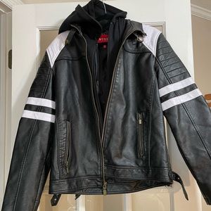 Leather jacket, GUESS